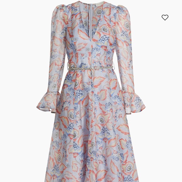 Zimmermann Eden floral linen and silk dress size AU2 NWT - Picture 1 of 7